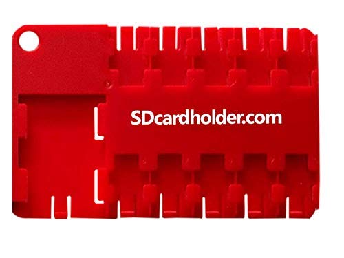 Micro Sd Card Holder Red