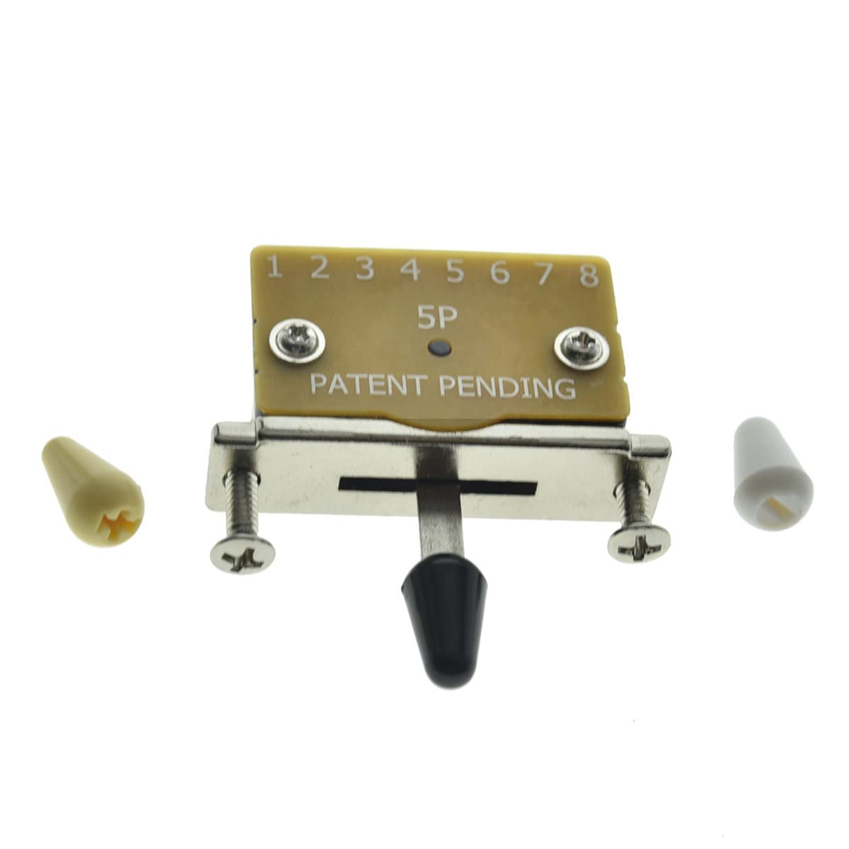 Kaish Heavy Duty 5 Way Guitar Pickup Lever Switch Selector Switch For Strat Tele With 3 Plastic Tips