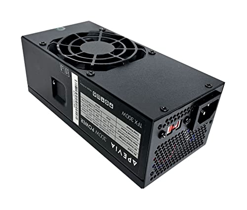 Apevia Tfx Ap300W Standard Flex Atx 300W Power Supply   115 230V Ac, 1 X 20/24Pin Main Power, 1 X 12V(P4), 3 X Pheripheral, 3 X