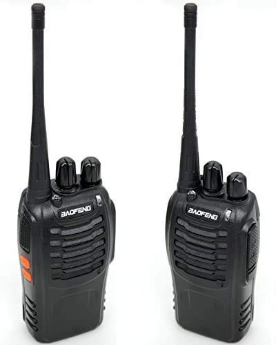 Baofeng Bf-888S Two Way Radio With Built In Led Flashlight (Pack Of 6) +Covert Air Acoustic Tube Headset Earpiece