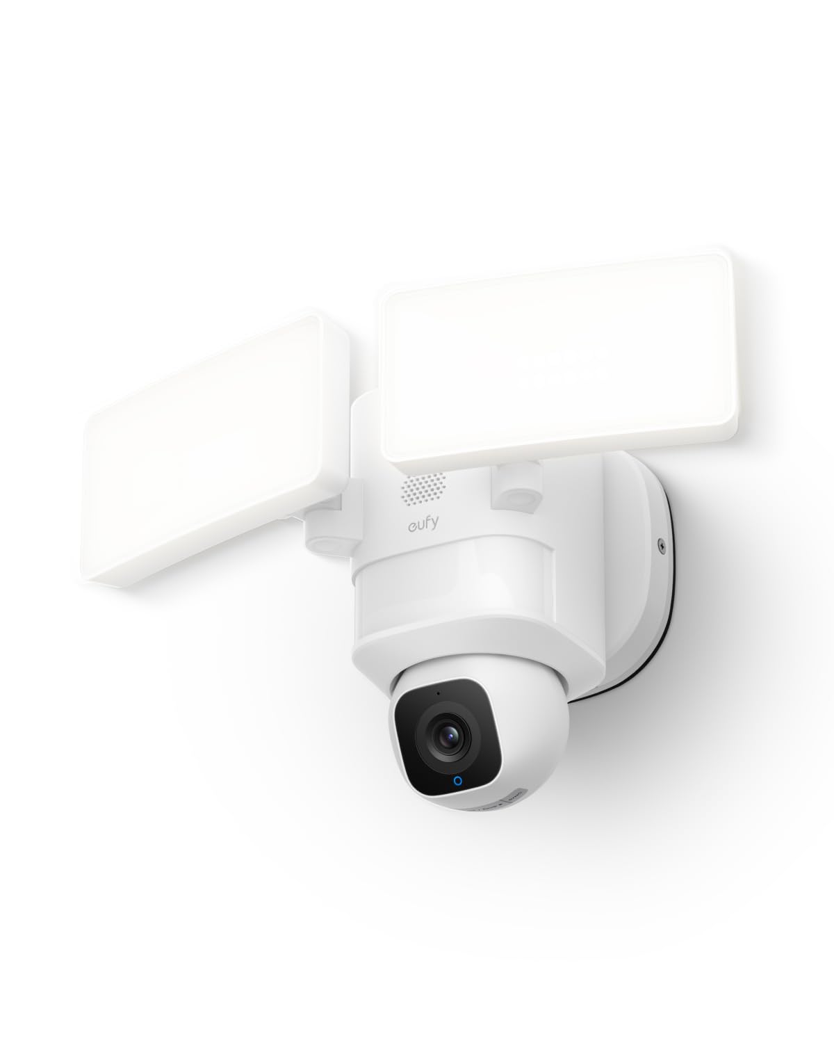 eufy Security Floodlight Camera E30, Security Camera Outdoor, 360 Pan and Tilt, AI Detection and Tracking, 2K Video, 2.4GHz Wi-F