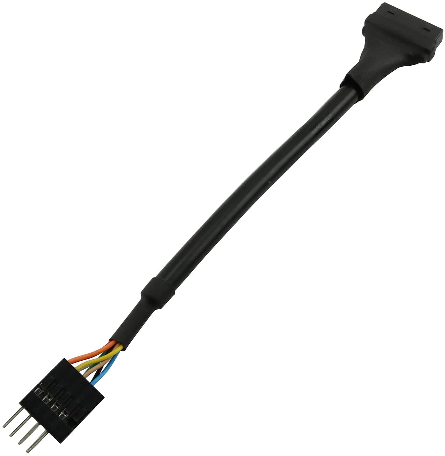 Longdex 2Pcs Usb 3.0 20 Pin Female To Usb 2.0 9-Pin Male Motherboard Adapter Converter Cable