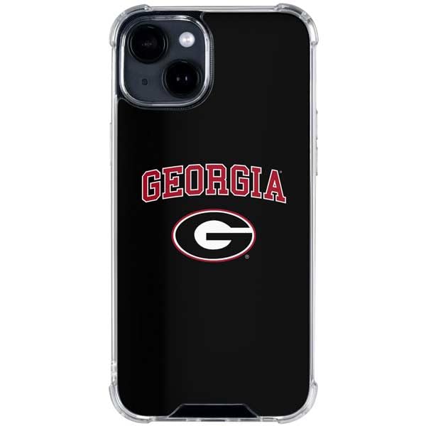 Skinit iPhone 14 Clear Phone Case University of Georgia Collegiate Text Design