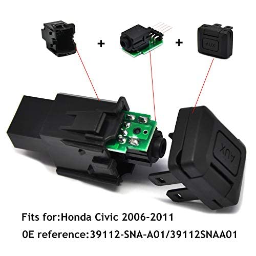 Aux Port For Honda Civic 39112 Sna A01 Auxiliary Input Adapter Replacement Audio Input Jack Radio Kit Car Repair Parts For Honda