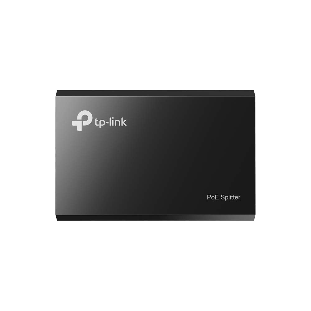 Tp Link Poe Splitter 802.3Af Compliant Gigabit Port 5/9/12V Dc Power Output Up To 100 Meters325 Feet Tl Poe10R, Black