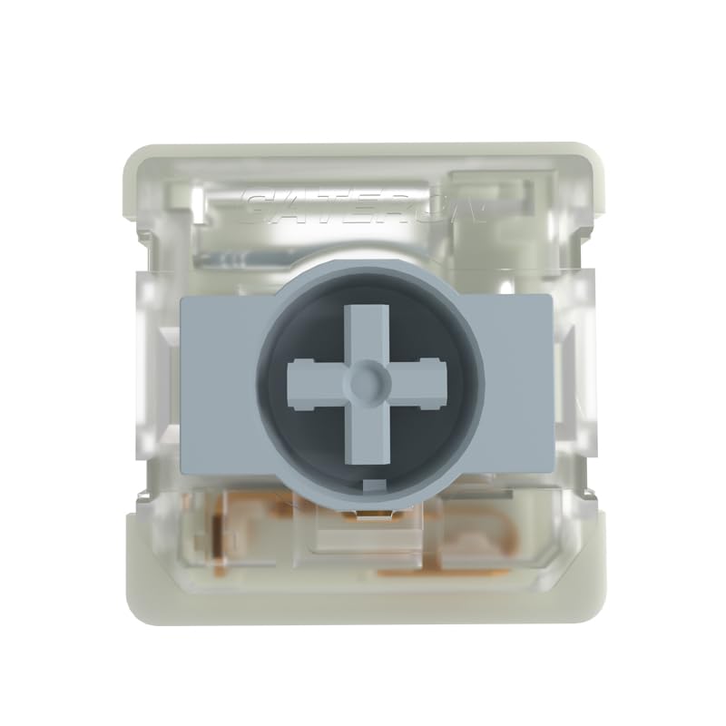 Gateron Ks 33 Low Profile 2.0 Silver Switches, 3 Pin Factory Pre Lubed Smd Led For Mx Mechanical Keyboard (Silver, 35Pcs)