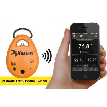 Kestrel Drop D3Fw Fire Weather Monitor, Orange