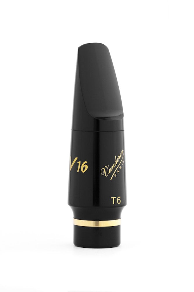 Vandoren Sm822E T6 V16 Ebonite Tenor Saxophone Mouthpiece , Black