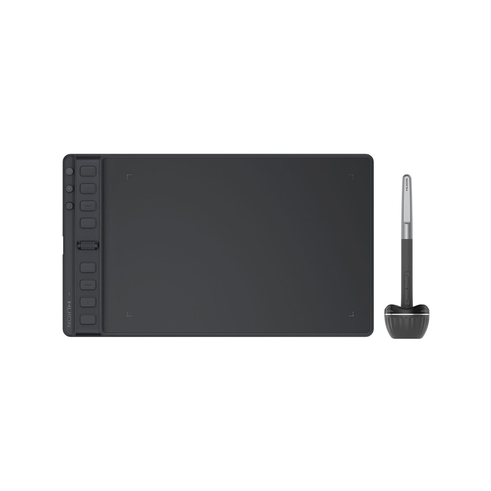 2023 HUION Inspiroy 2 Medium Drawing Tablet with Scroll Wheel 8 Customized Keys Battery-Free Stylus 60 Tilt Support for Digital 