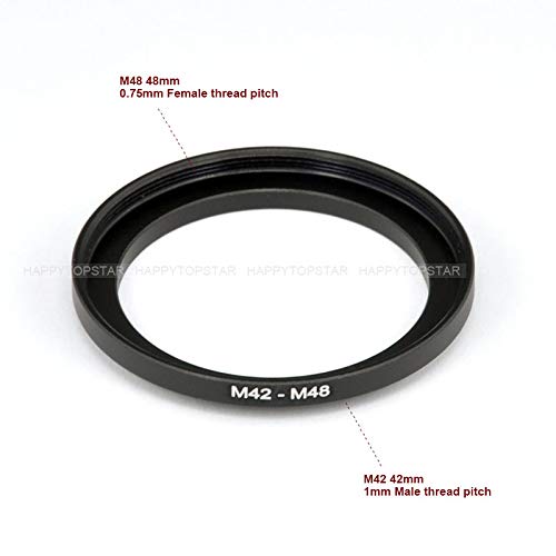 Metal M42 To M48 Male To Female 42Mm To 48Mm M42 M48 Step Up Coupling Ring Adapter For Lens Filter Telescope