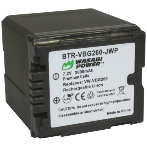 Wasabi Power Battery for Panasonic VWVBG260 (3000mAh)
