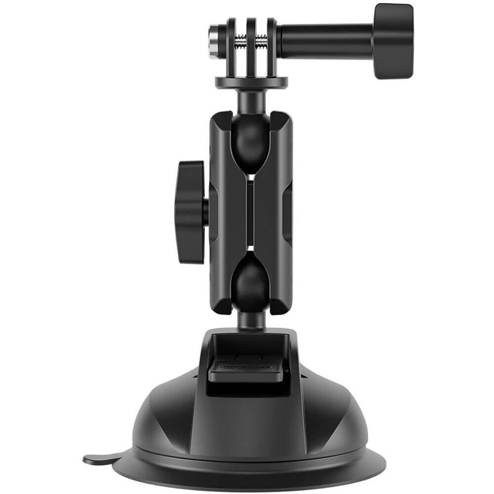 Telesin Universal Suction Cup Holder with Phone Holder and Action Camera Mount TE-SUC-012