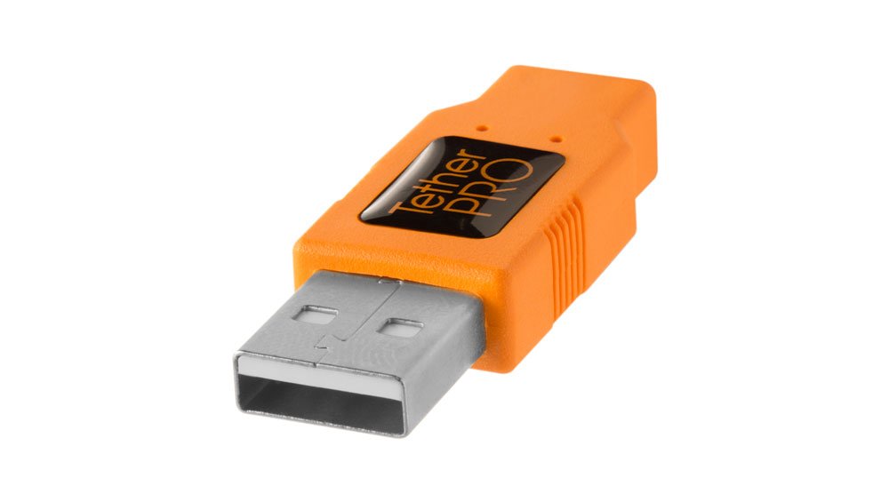 Tether Tools TetherPro USB 2.0 to USB Female Active Extension Cable Cable | for Fast Transfer Between Camera and Computer | High Visibility Orange | 16 Feet (5 m)