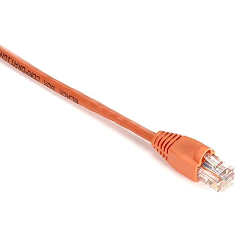Black Box Corporation 1Ft Cat5E Orange Utp Cmsnagless Patch Cable 350Mhz