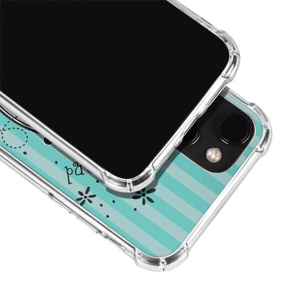 Skinit Clear Phone Case Compatible With Iphone 13   Officially Licensed Disney Alice In The Mirror Design