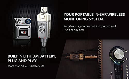 Xvive Audio U4 Wireless In-Ear Monitor System With One Receiver (2.4 Ghz)
