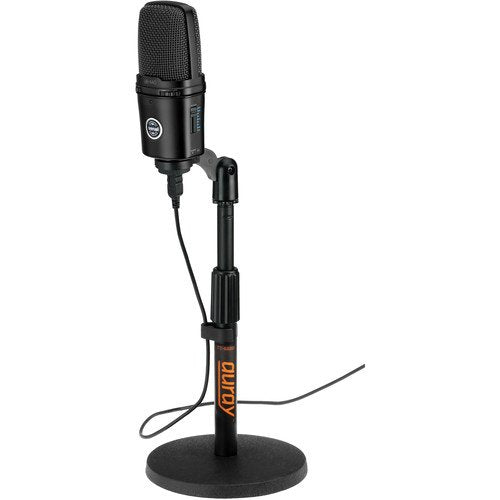 Auray Tt 6220 Telescoping Tabletop Microphone Stand (Black)