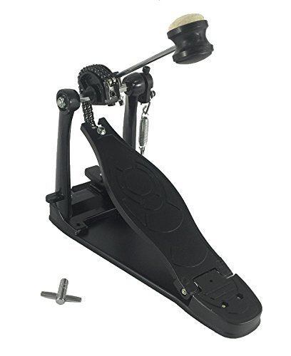 Heavy-Duty Pro Quality Single Kick Bass Drum Pedal Chain Drive Adjustable