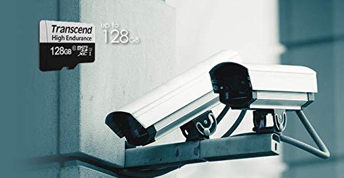 Transcend 128GB 350V(uSD Card), Micro SD, Memory Card, U1, Full HD, Up to 100MB/s, for Camera and Drones   TS128GUSD350V