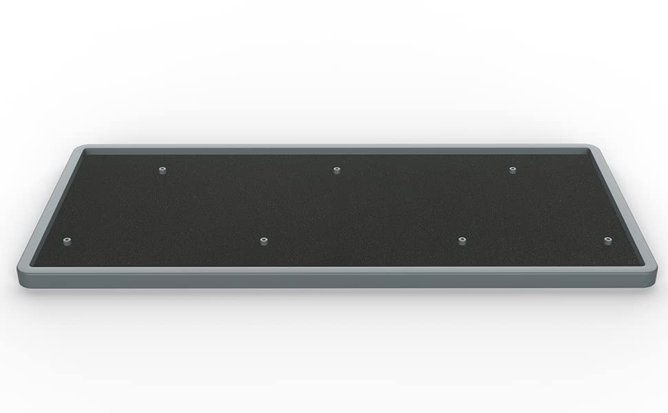 Honkid Keyboard Foam, Sound Dampening Foam For Mechanical Keyboard Bottom, Made Of Le 20 Poron, Black (H 2Mm)