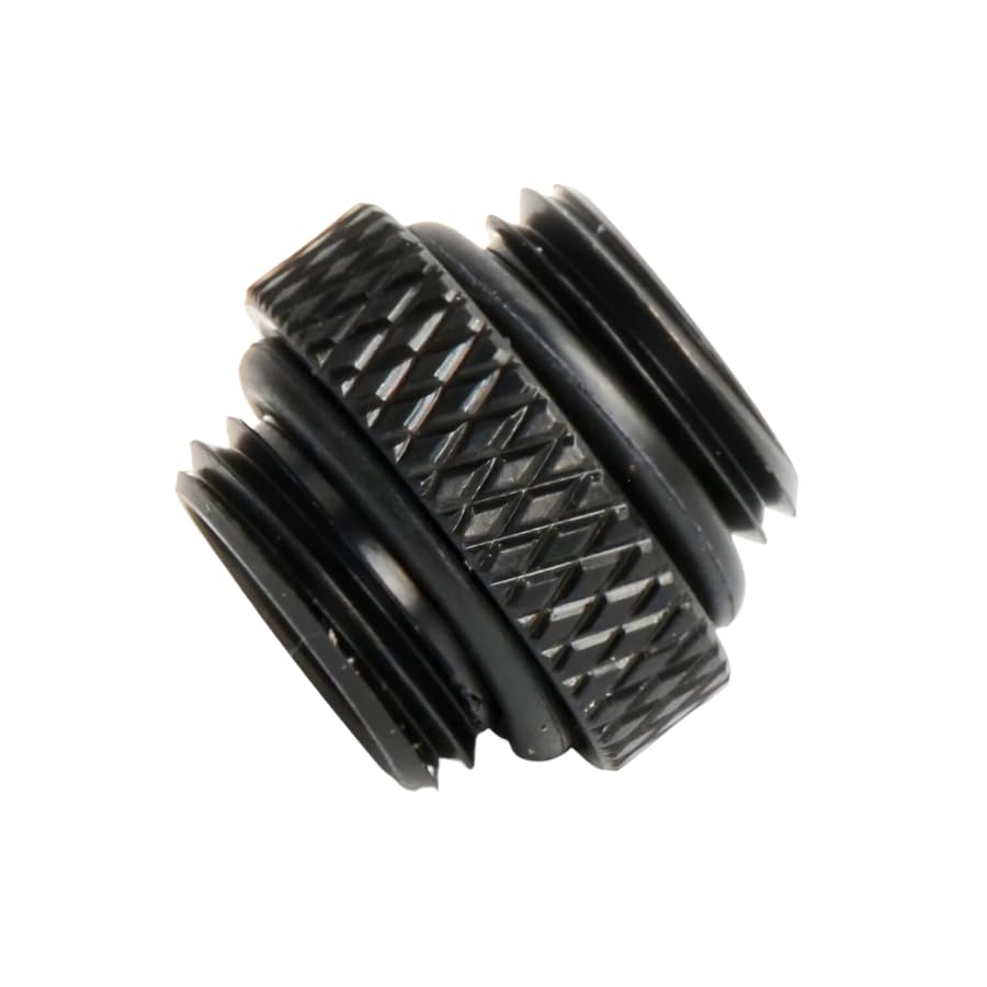 Dracaena 6 Pack G1/4'' Thread, Male To Male Mini Extender Fitting With Tighten O Ring, Compression Fitting For Computer Water Co