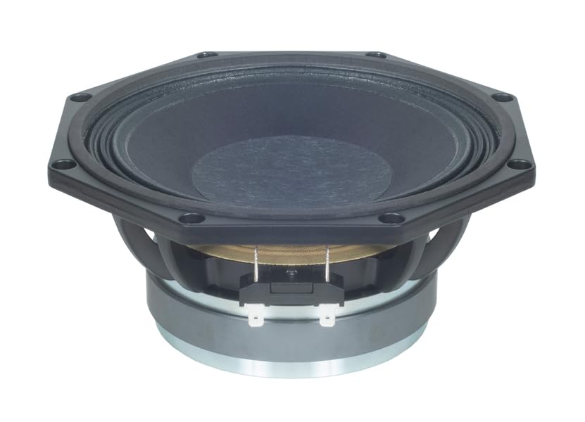 B&C Speakers 8FMB51-8 LF Drivers 8-inch Mid-bass Woofer 8-Ohms 250 Watts Rms 500 Watts Peak Waterproof Impregnated Cone Pro Audi