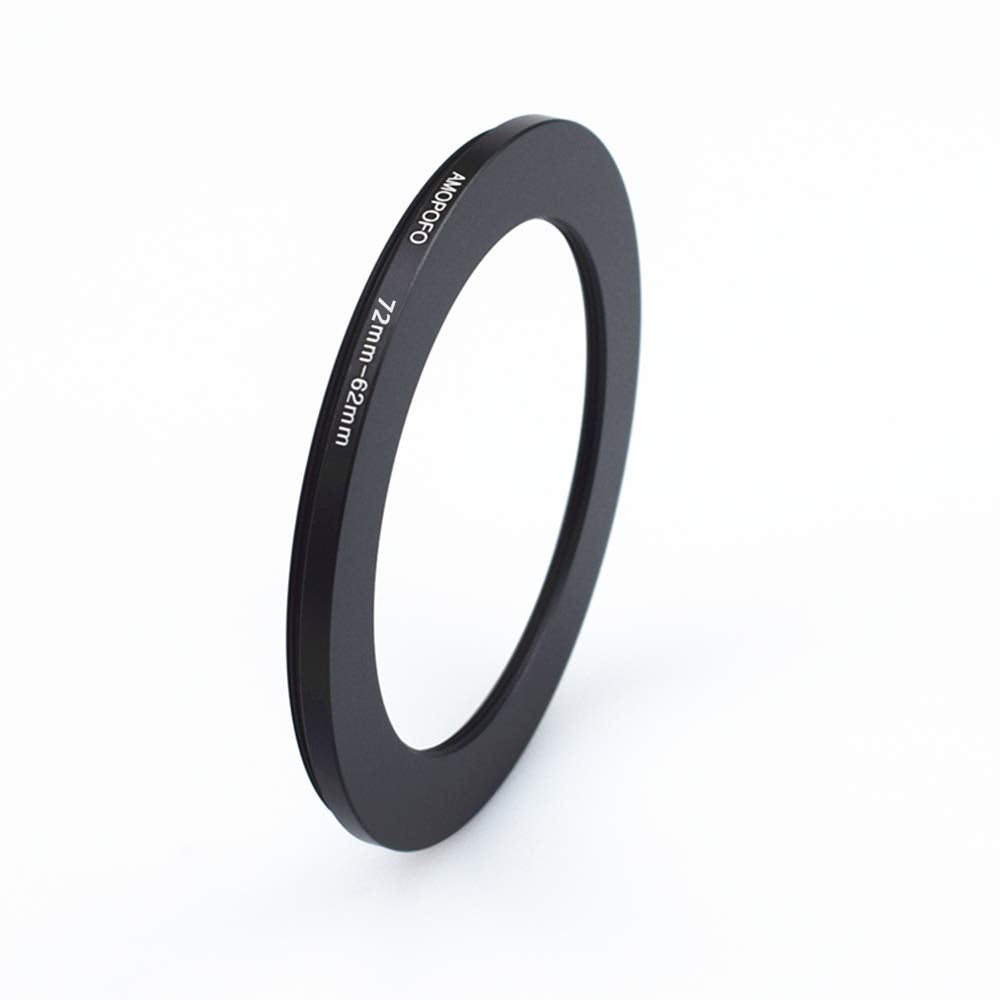 72 To 62Mm Metal Ring/72Mm To 62Mm Step Down Rings Filter Adapter For Uv,Nd,Cpl,Metal Step Down Rings,Compatible With All 72Mm Camera Lenses & 62Mm Accessories
