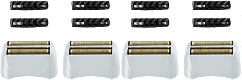 4 Pack Pro Shaver Replacement Foil And Cutters Compatible With Andis 17150(Ts 1) Shaver Profoil Lithium Replacement, Golden