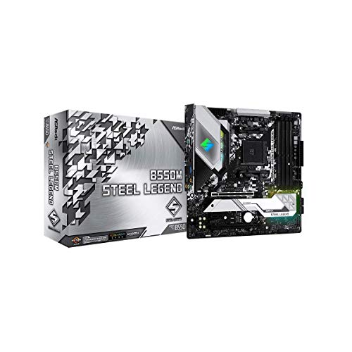 Asrock B550M Steel Legend Supports 3Rd Gen Amd Am4 Ryzen