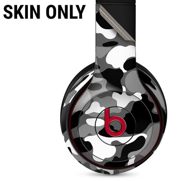 Skinit Decal Audio Skin Compatible With Beats Solo 3 Wireless   Neutral Street Camo Design
