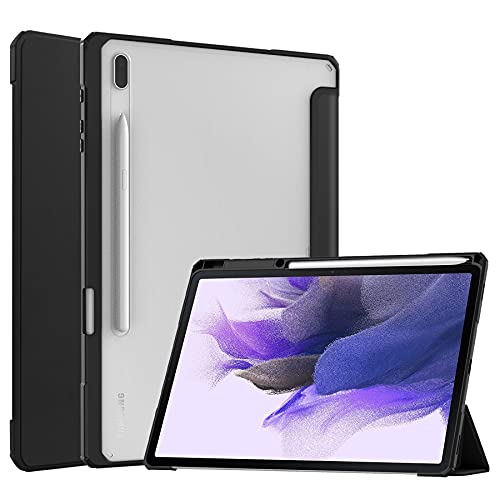 Proelite Smart Flip Case Cover For Samsung Galaxy Tab S8 Plus/S7 Plus/S7 Fe 12.4 Inch SmX800/X806/T970/T975/T976/T735 With S Pe