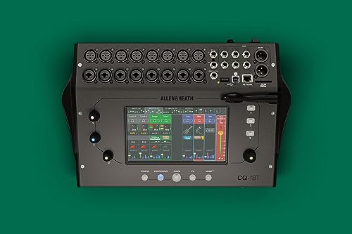 Allen & Heath Cq 18T Digital Mixer With 7' Touchscreen Wifi And Bluetooth Connectivity