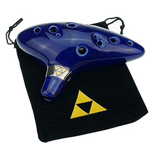 'Cheffort'' 12 Hole Ocarina From Legend Of Zelda,Alto C Ocarina With Protective Bag,Buy Zelda Ocarina,12 Hole Zelda Ocarina,Oca