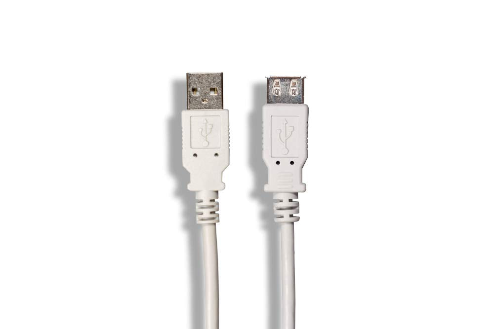 Cablelera 3' Usb A/A M/F Cable, Beige (Zcccdjmf 03)