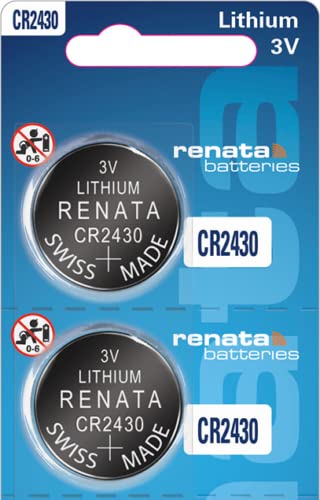 Renata Cr2430 Batteries   3V Lithium Coin Cell 2430 Battery (2 Count)