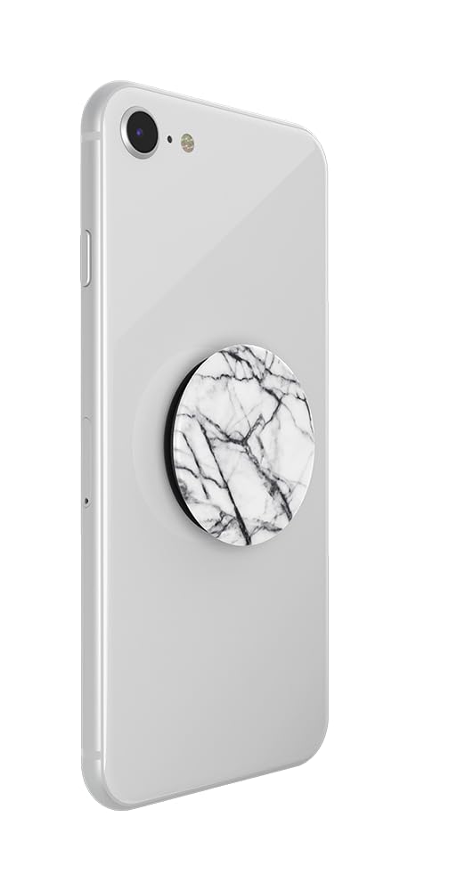 Popsockets: Phone Grip With Expanding Kickstand, Pop Socket For Phone   Dove White Marble