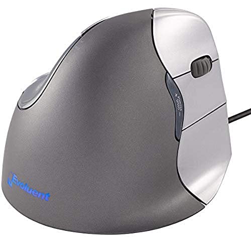 Evoluent Vm4R Verticalmouse 4 Right Hand Ergonomic Mouse With Wired Usb Connection (Regular Size.) The Original Verticalmouse Br