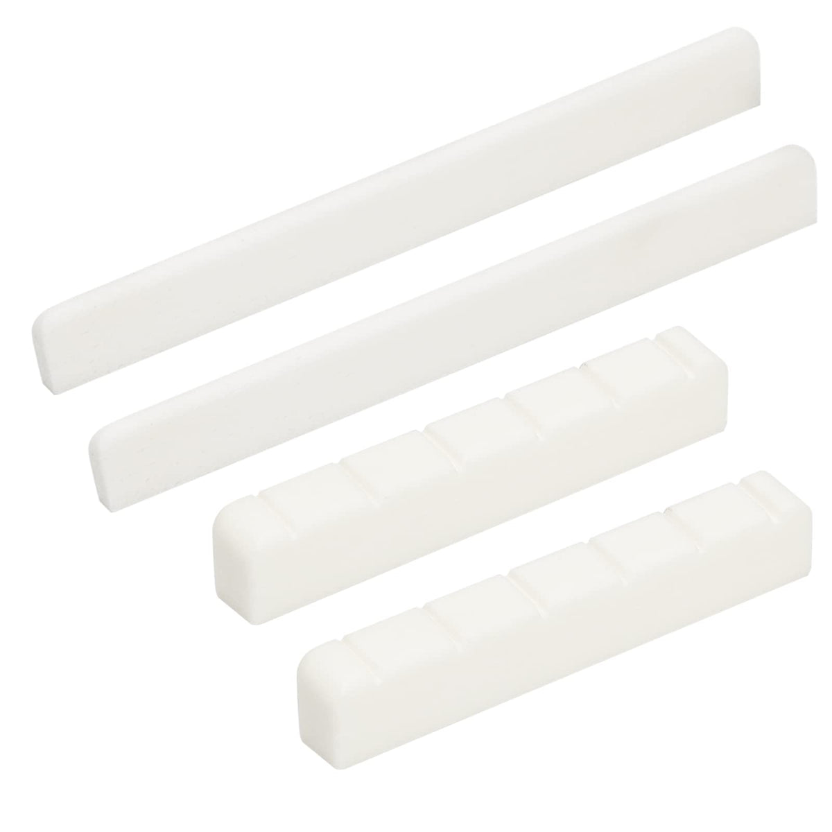 Miwayer 6 String Classical Guitar Bone Bridge Saddle And Nut Made Of Real Bone (Classical Bridges 2 Pair)