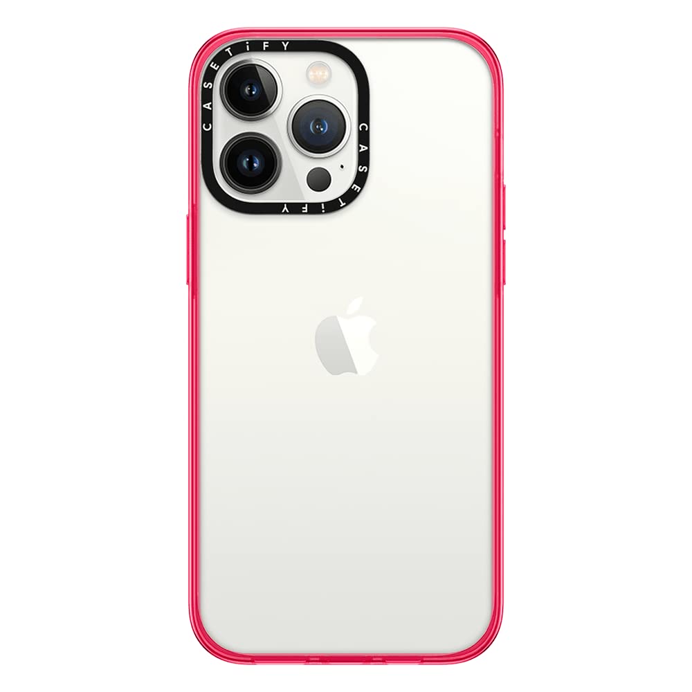 Casetify Compact Iphone 14 Pro Max Case [2X Military Grade Drop Tested / 4Ft Drop Protection]   Hot Pink