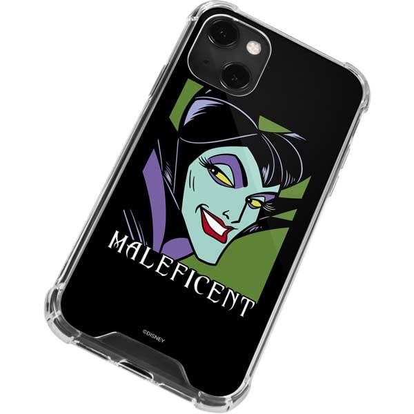 Skinit Clear Phone Case Compatible With Iphone 13 Mini   Officially Licensed Disney Maleficent Design