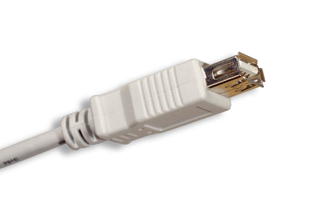 Cablelera 3' Usb A/A M/F Cable, Beige (Zcccdjmf 03)