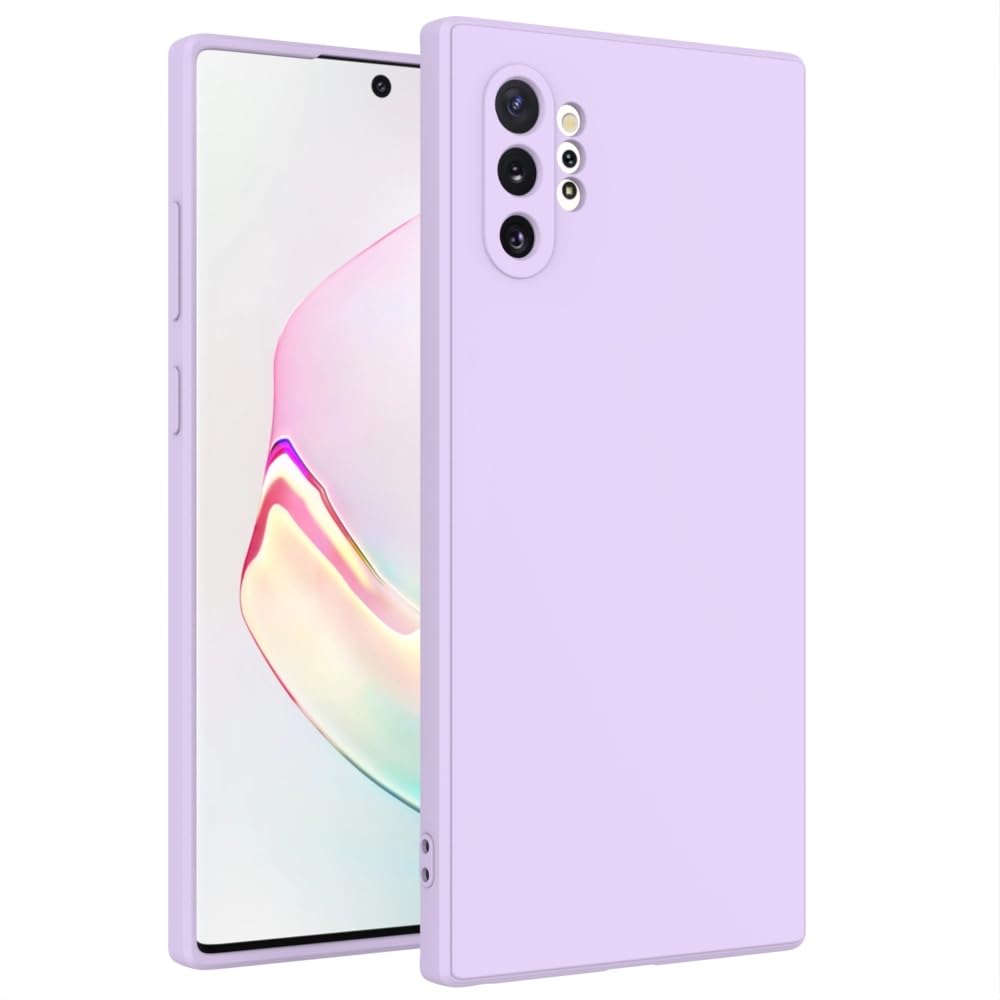 Wogroo For Samsung Galaxy Note 10 Plus Case Purple, Scratch Resistant With Soft Touch, Slim Thin Phone Cover For Samsung Galaxy