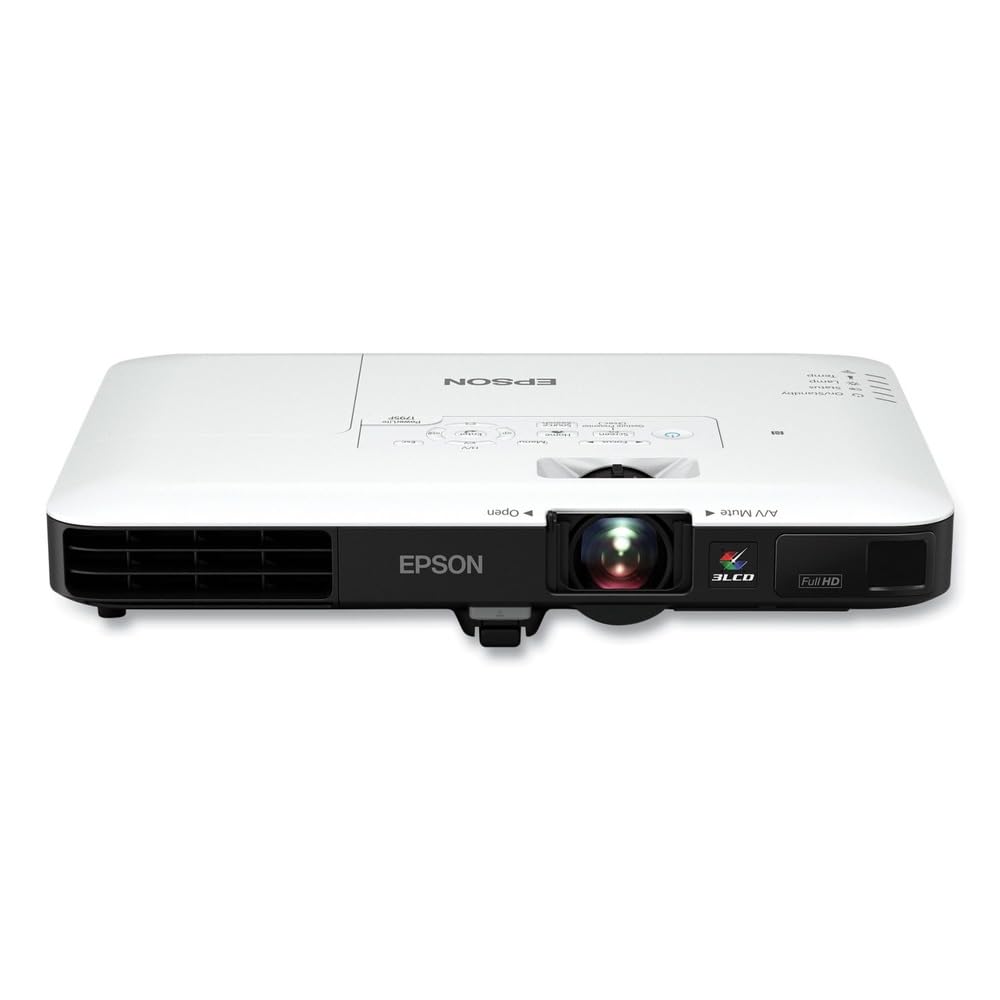 Epson Powerlite 1795F 3Lcd 1080P Full Hd Wireless Mobile Projector With Carrying Case And Fast And Easy Image Adjustments, A Bri