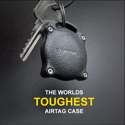 Tagvault Airtag Keychain   The Original Waterproof Airtag Case | Indestructible, Ultra Compact | By Elevation Lab