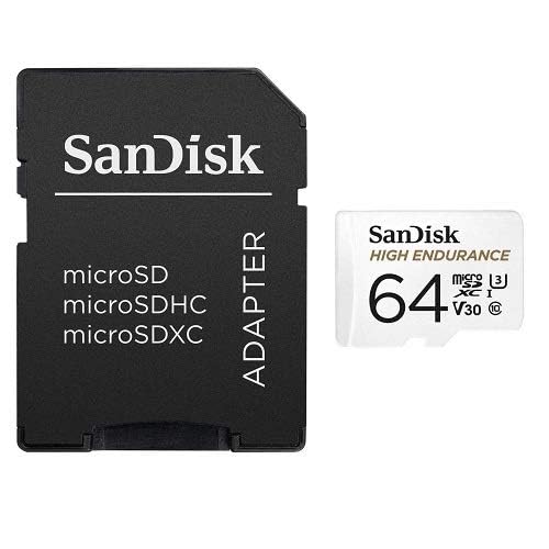 Sandisk 64Gb High Endurance Micro Sd Memory Card Works With Wyze Cam V3 Pro, Wyze Cam Outdoor V2 Smart Camera (Sdsqqnr 064G Gn6I