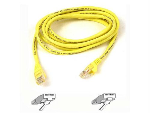 Belkin 1 Foot Utp Rj 45 Patch Cable (Yellow)