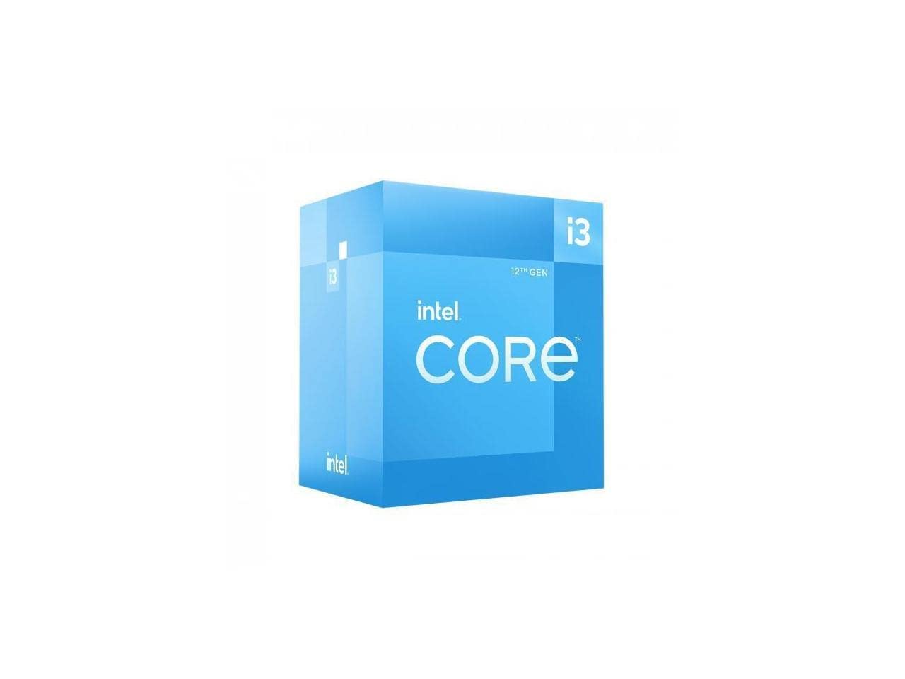 Intel Core I3 (12Th Gen) I3 12100 Quad Core (4 Core) 3.30 Ghz Processor   Retail Pack, Blue