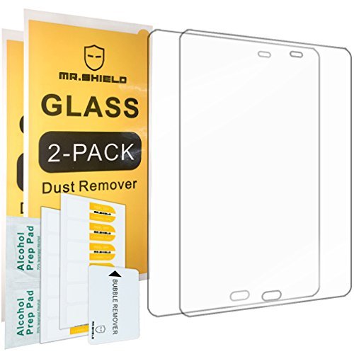 [2-PACK]-Mr.Shield Designed For Samsung Galaxy Tab A 9.7 Inch [Tempered Glass] Screen Protector [0.3mm Ultra Thin 9H Hardness 2.