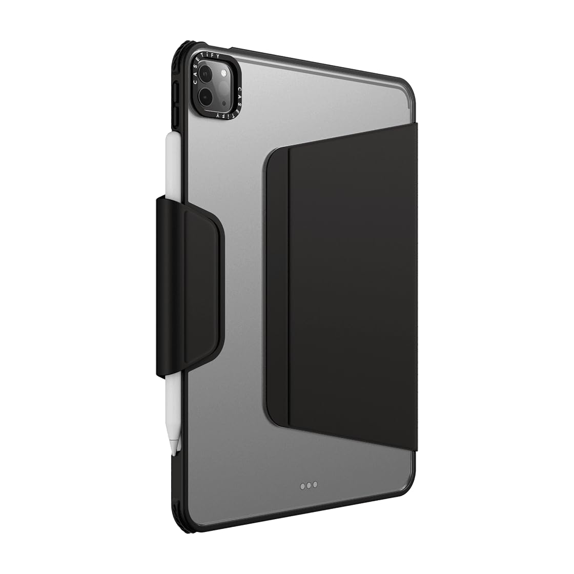 Casetify Impact Folio Case For Ipad Pro 11'' (3Rd/4Th Gen)   Clear Black   Clear Black