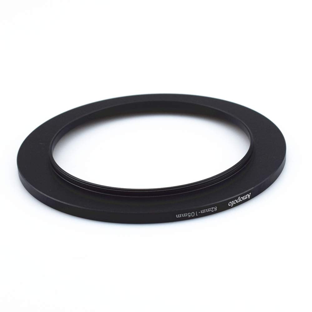 82Mm 105Mm Metal Ring/82Mm To 105Mm Step Up Ring For Filters,Made Of Cnc Machined With Matte Black Electroplated Finish,Compatible With All 82Mm Camera Lenses & 105Mm Accessories